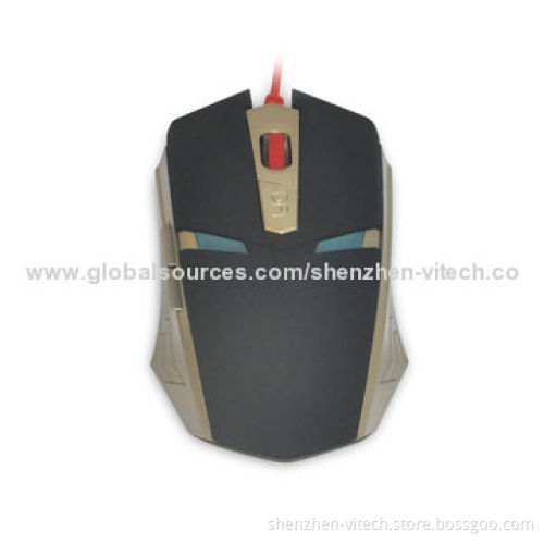Cool Design 6D Optical Gaming Mouse with Aluminum Feel and DriverNew